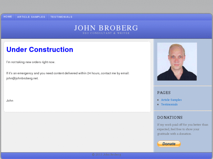 www.johnbroberg.net