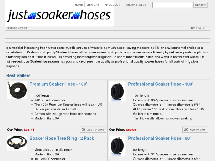 www.justsoakerhoses.com