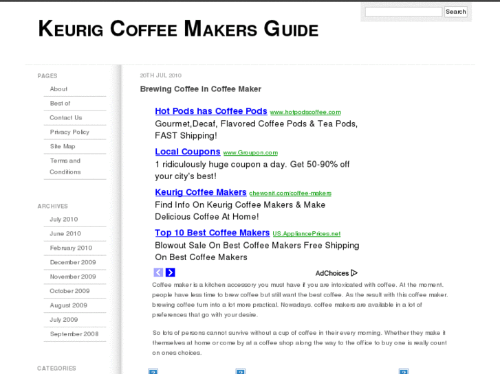 www.keurigcoffeemakersguide.com