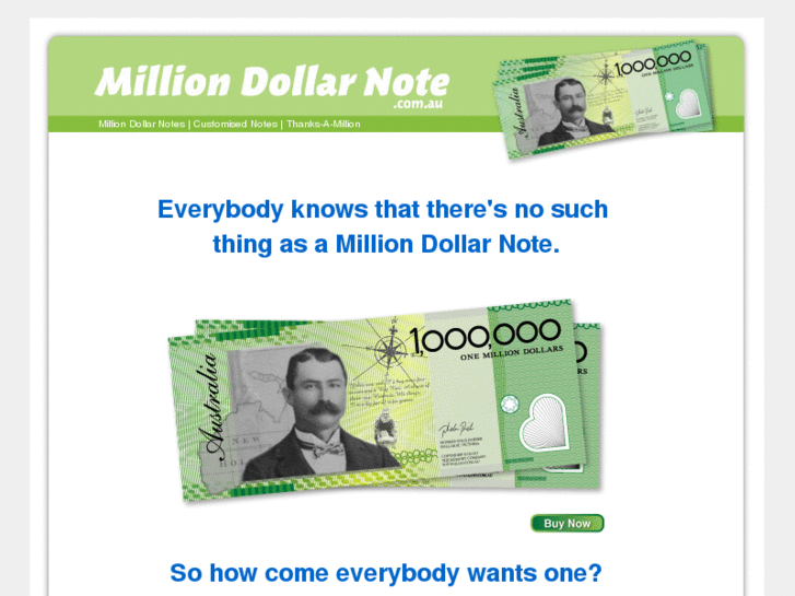 www.milliondollarnote.com.au