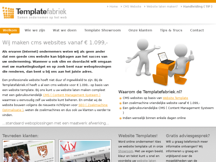 www.templatefabriek.nl