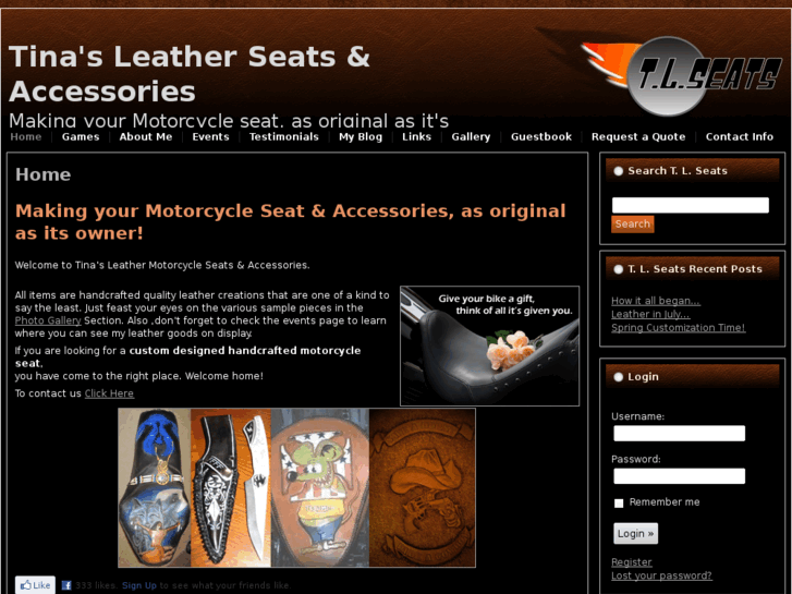 www.tinasleatherseats.com