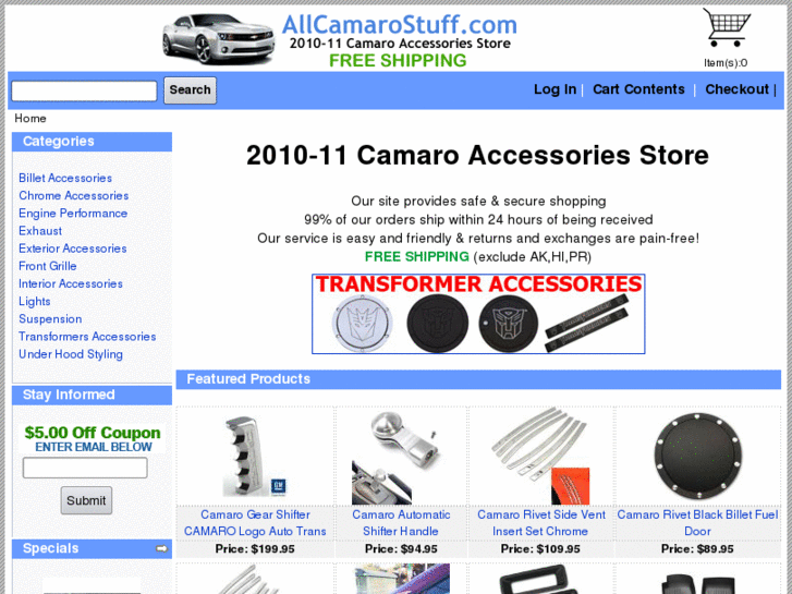 www.allcamarostuff.com