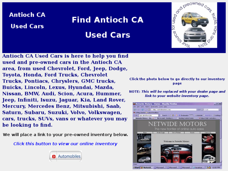 www.antiochcausedcars.com