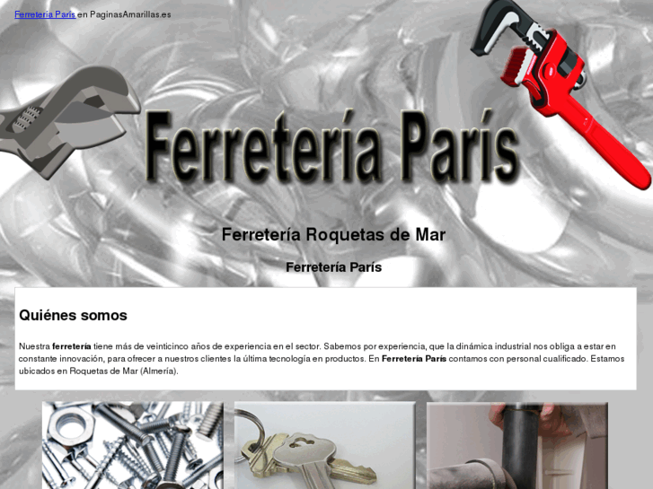 www.ferreteriaparis.es