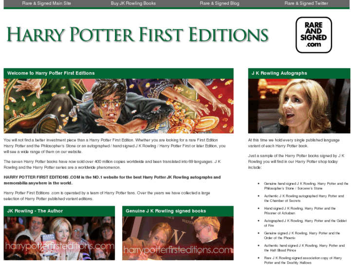 www.harrypotterfirsteditions.com