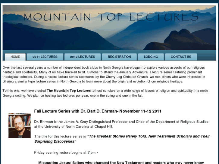 www.mountaintoplectures.org