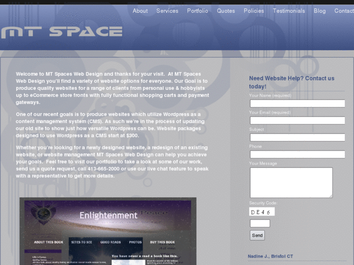 www.mtspacewebdesign.com