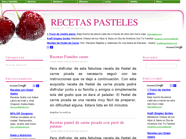 www.recetaspasteles.com