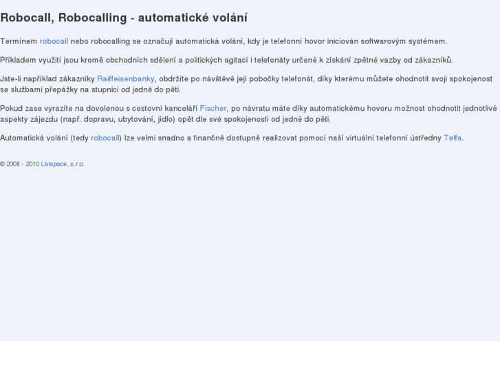 www.robocall.cz