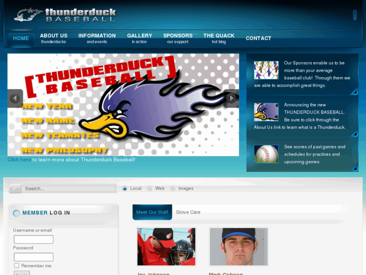 www.thunderduckbaseball.com