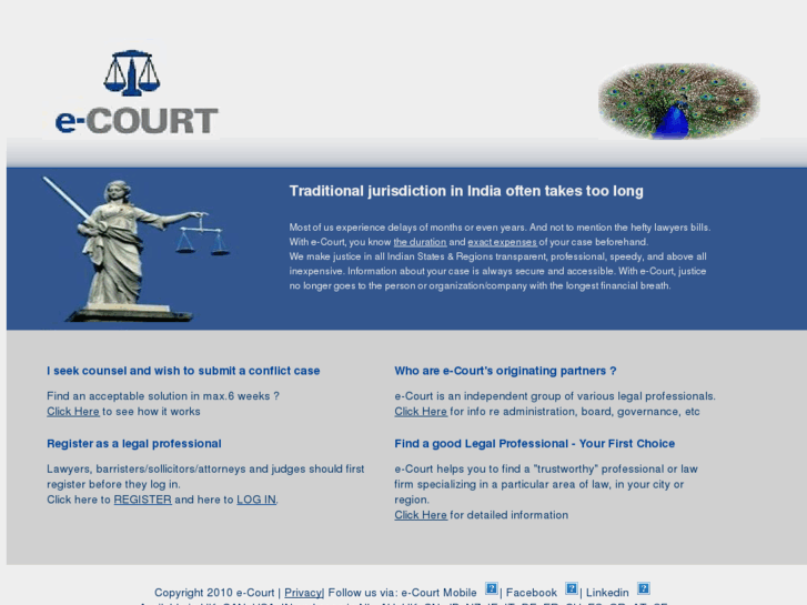 www.e-court.in