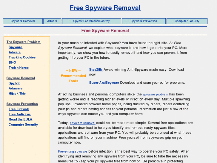 www.freespywareremoval.info