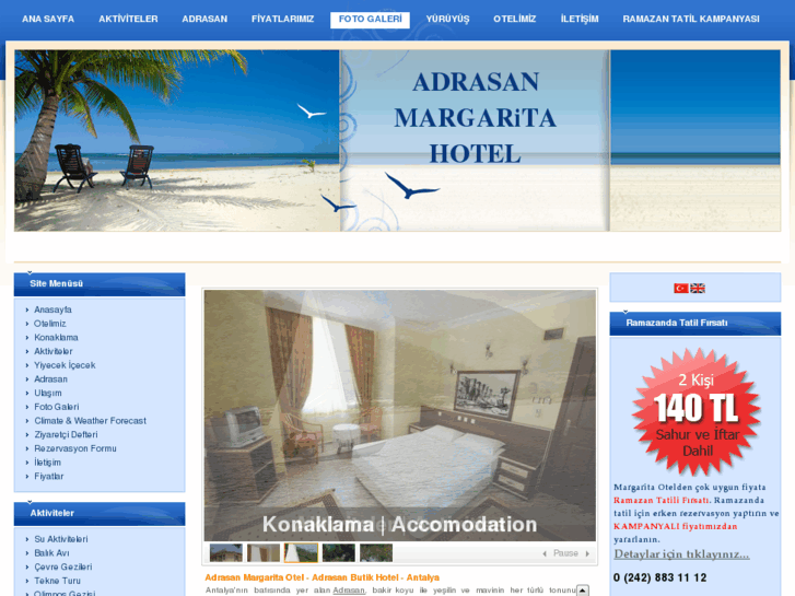 www.margaritaotel.com