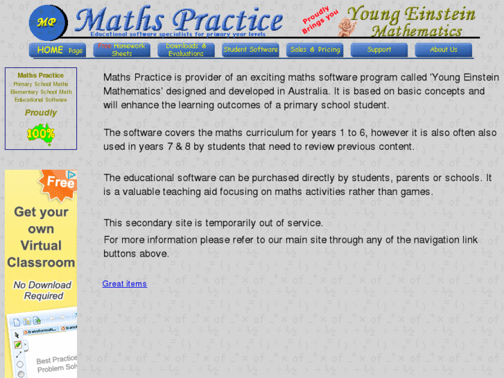 www.mathspractice.com