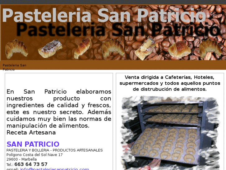 www.pasteleriasanpatricio.com