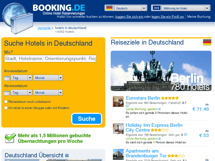 www.booking.de