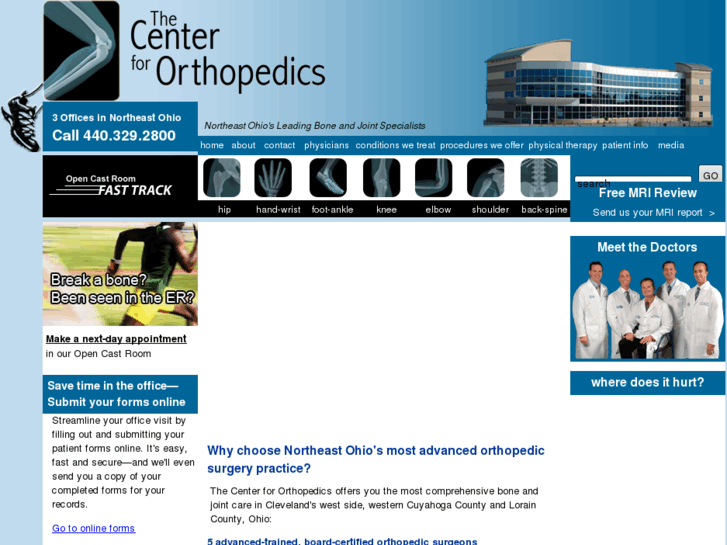 www.center4orthopedics.com