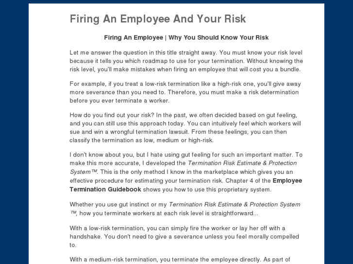 www.firing-an-employee.com