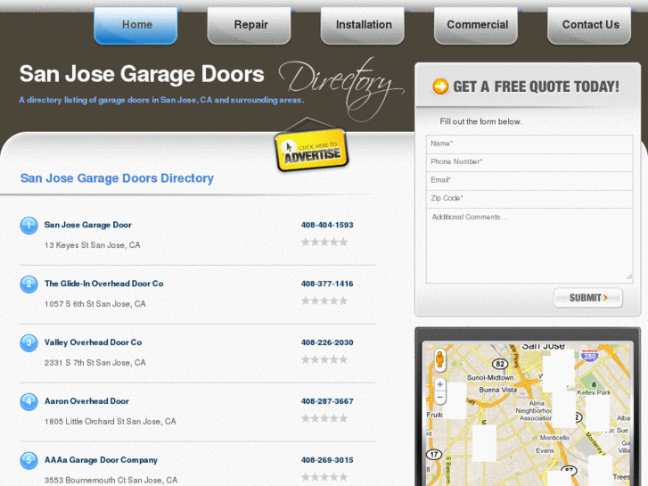 www.garagedoorssanjose.com