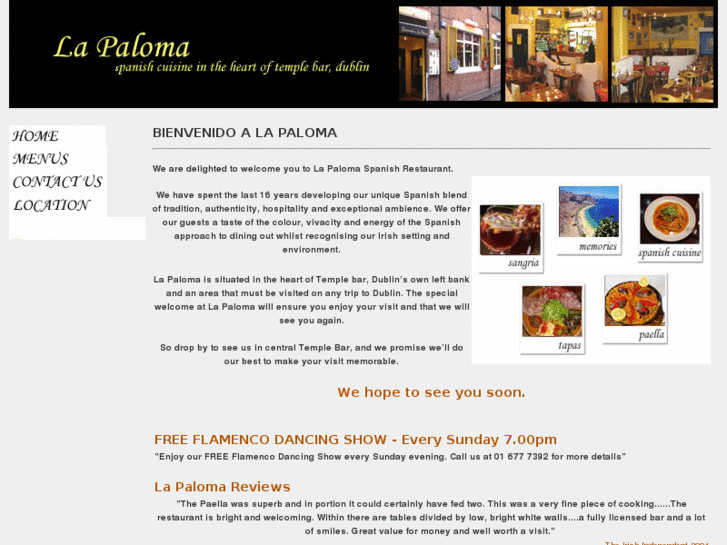 www.lapalomadublin.com