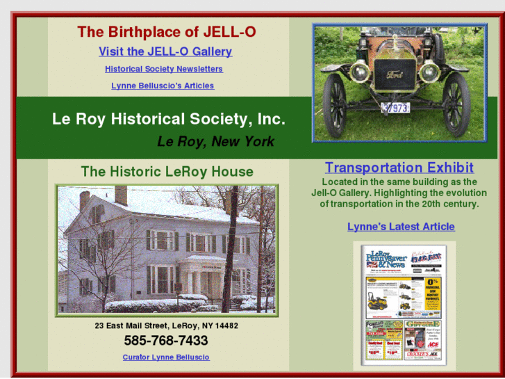 www.leroyhistoricalsociety.org