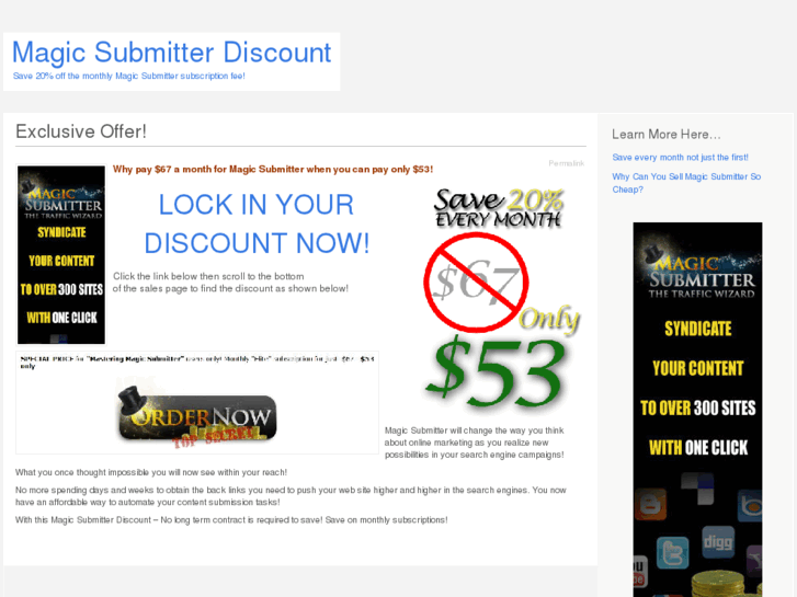 www.magicsubmitterdiscount.com