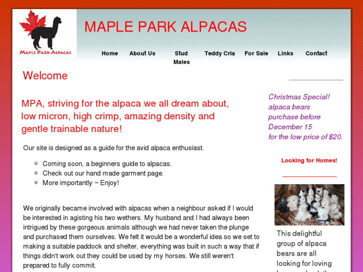 www.mapleparkalpacas.com