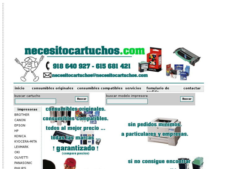 www.necesitocartuchos.com