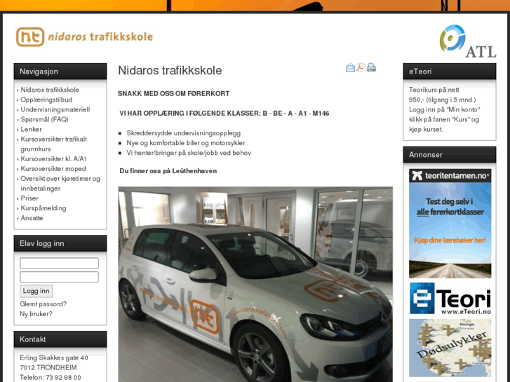 www.nidarostrafikkskole.no