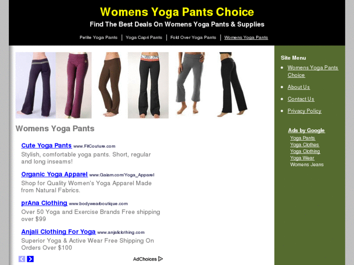 www.womensyogapantschoice.com