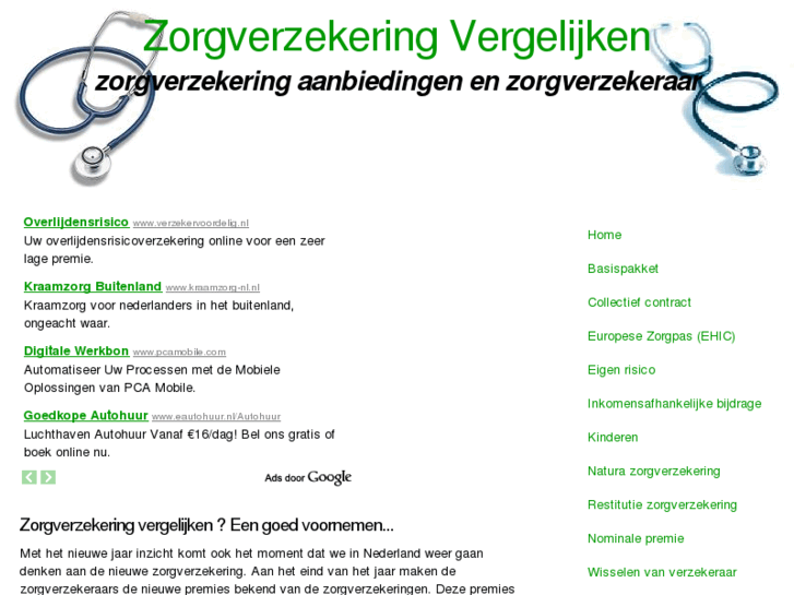 www.zorgverzekering-vergelijken.org