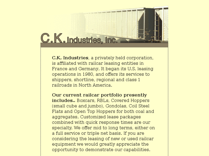 www.ckrail.net