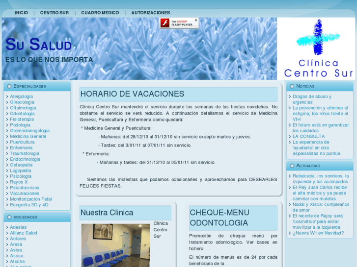 www.clinicacentrosur.com