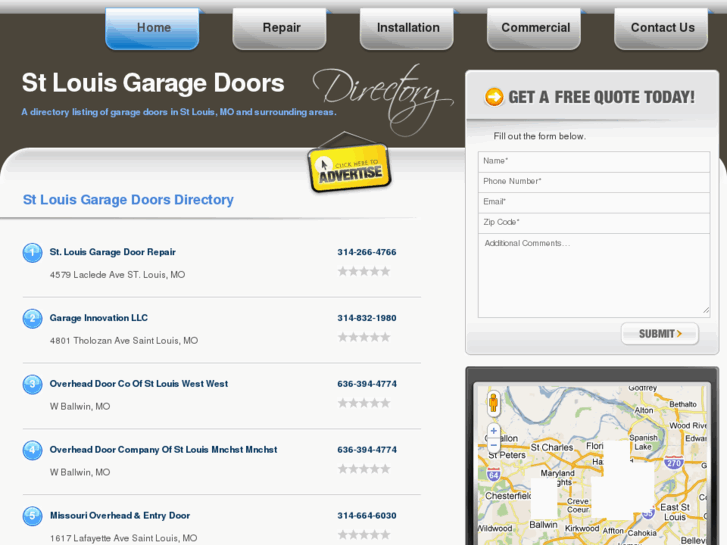 www.garagedoorsstlouis.com