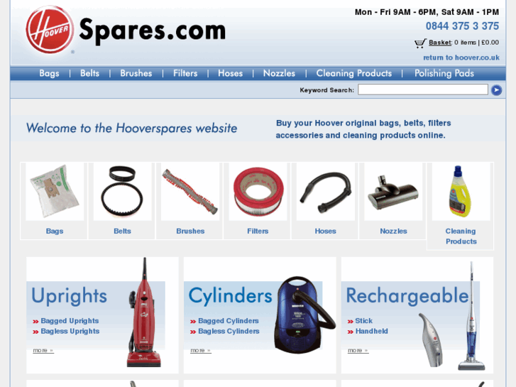 www.hooverspares.com