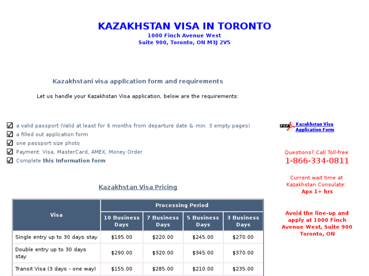 www.kazakhstanvisatoronto.com