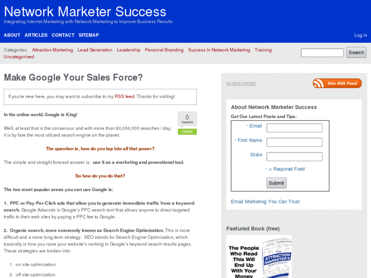 www.networkmarketersuccess.com