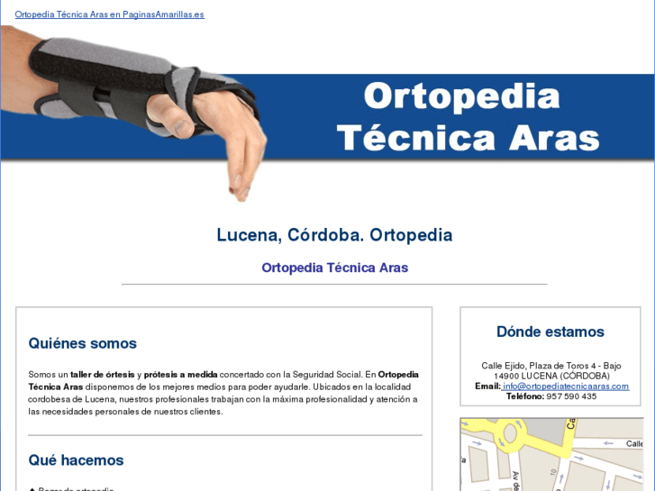 www.ortopediatecnicaaras.com