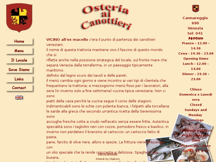 www.osteriaaicanottieri.com