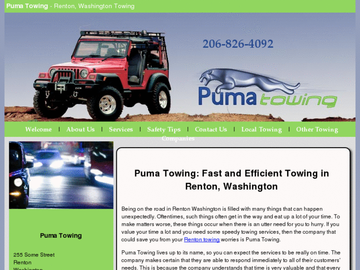 www.pumatowingrentonwa.com