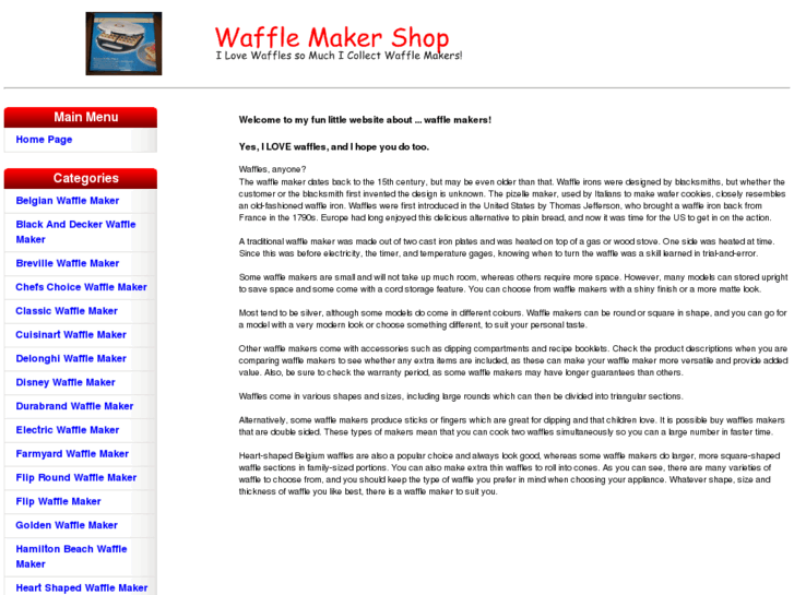 www.wafflemakershop.com