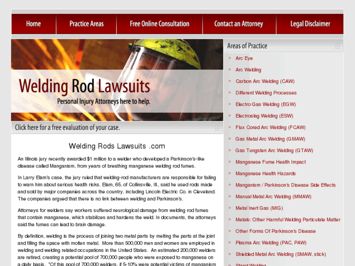 www.welding-rods-lawsuits.com