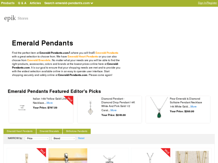 www.emerald-pendants.com