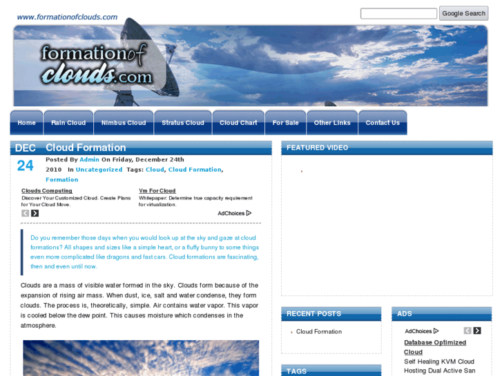 www.formationofclouds.com