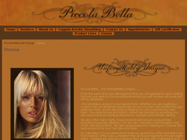 www.piccolabellahairdesign.com