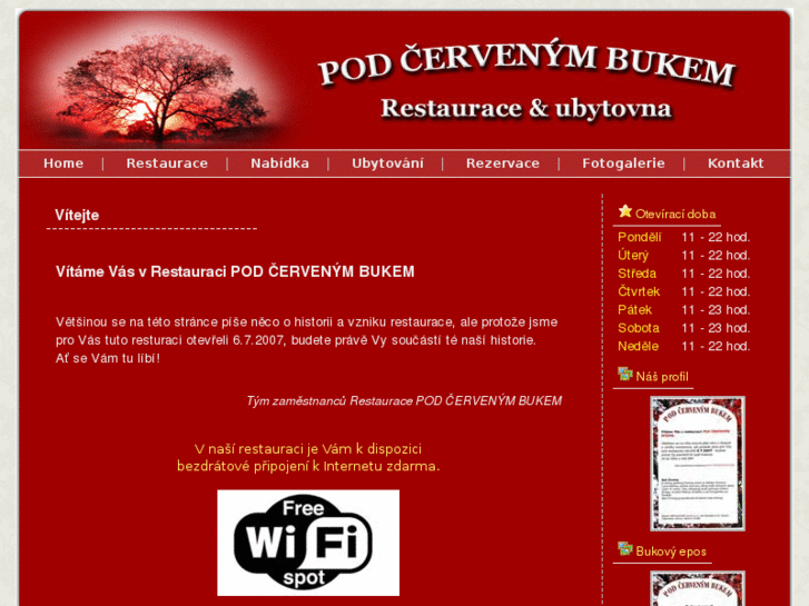 www.podcervenymbukem.cz