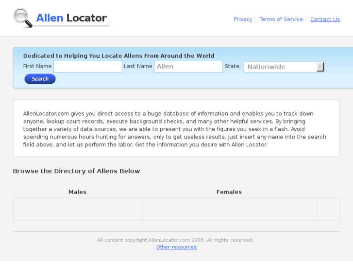 www.allenlocator.com
