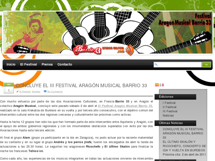 www.aragonmusicalbarrio33.com