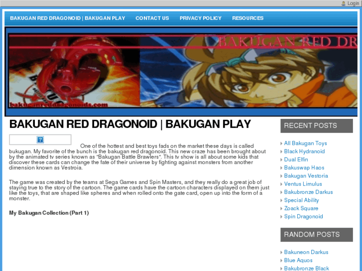 www.bakuganreddragonoid.com